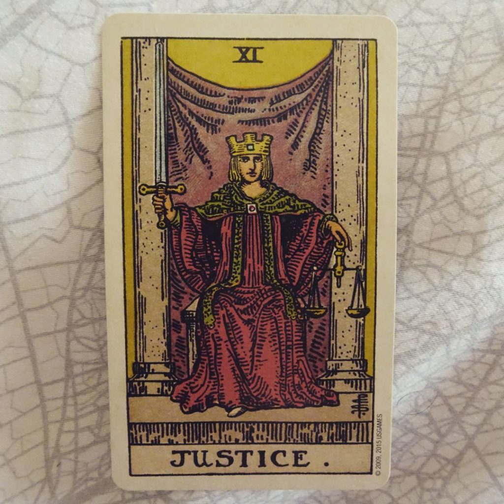 Justice - Tarot Card for the Year